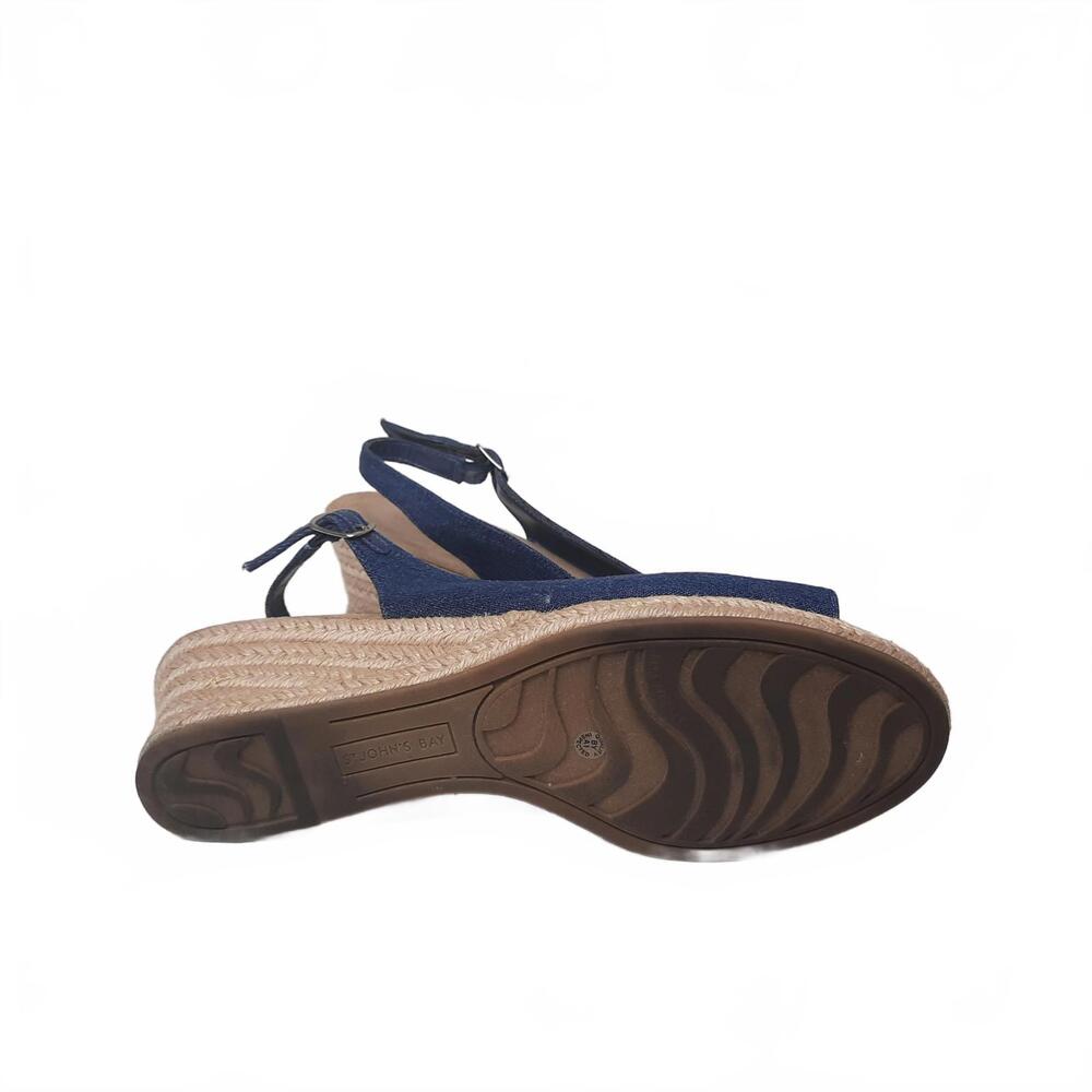 St. John's Bay Women's Wedge Sandals Size 10M - Picture 3 of 4